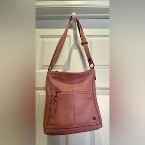 The Sak Dusty Rose Leather Shoulder Bag. Brand New, with Tags.